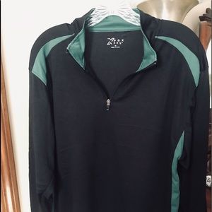 Black and green long sleeve shirt (thin weight)